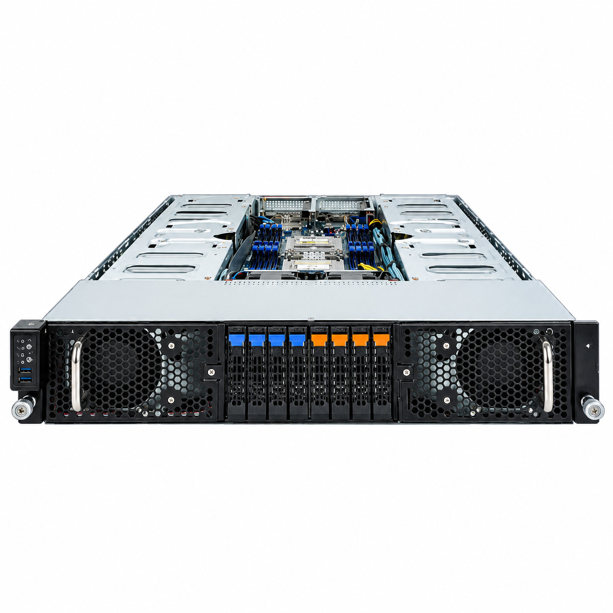 Gigabyte G292-Z42 2U 2x EPYC 7H12 64-Core (128 Total) 2x BCM57414 MR9380 RAID