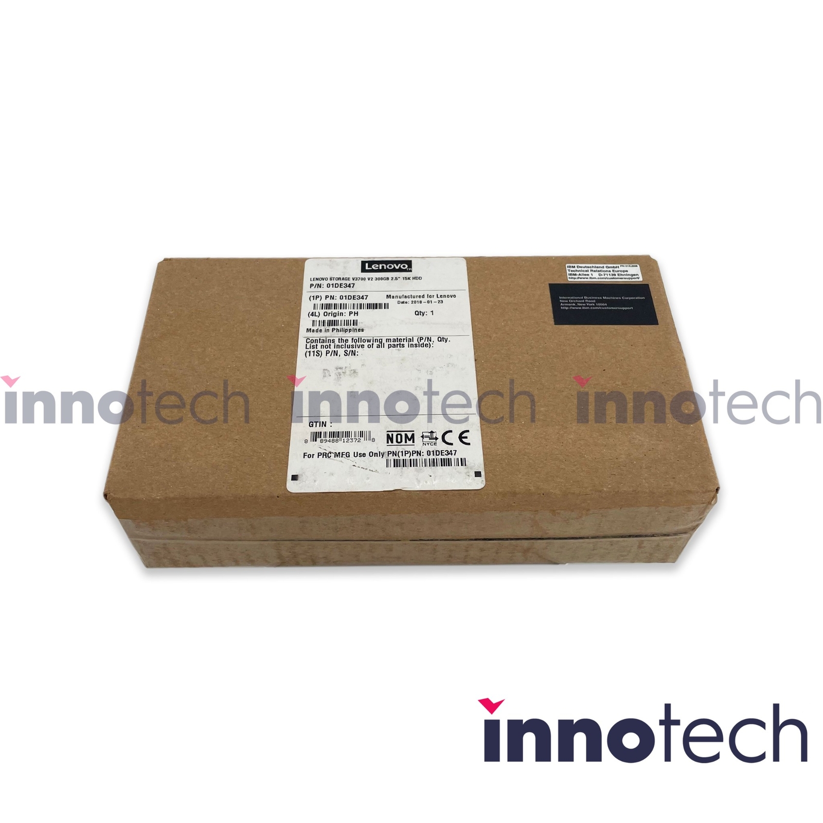 Lenovo 01DE347 HDD 2.5" 15K Storage 300GB 15K V3700 2.5 SAS Retail New Sealed