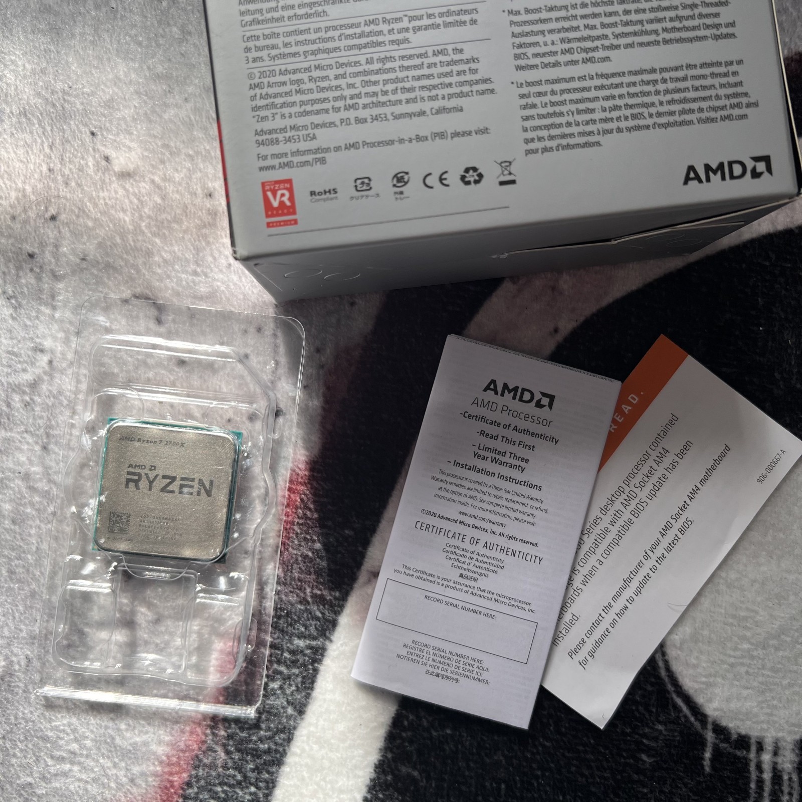 AMD Ryzen 7 2700X CPU