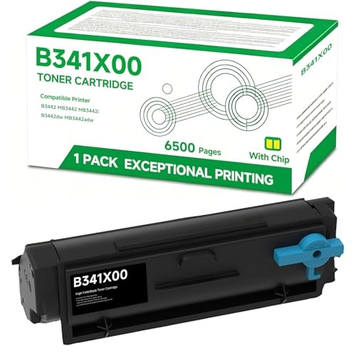B341X00 Black Toner Cartridge for Lexmark TB3340 B3442 Laser Printer (6500 Page)