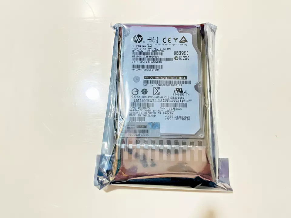 New HPE 693648-B21 693719-001 1.2TB 6G SAS 10K SFF 2.5" DP ENT HDD Hard Drive