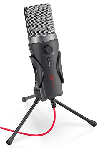 ELECOM Condenser Microphone USB Connection [Mute Function/Gain Control/Mini