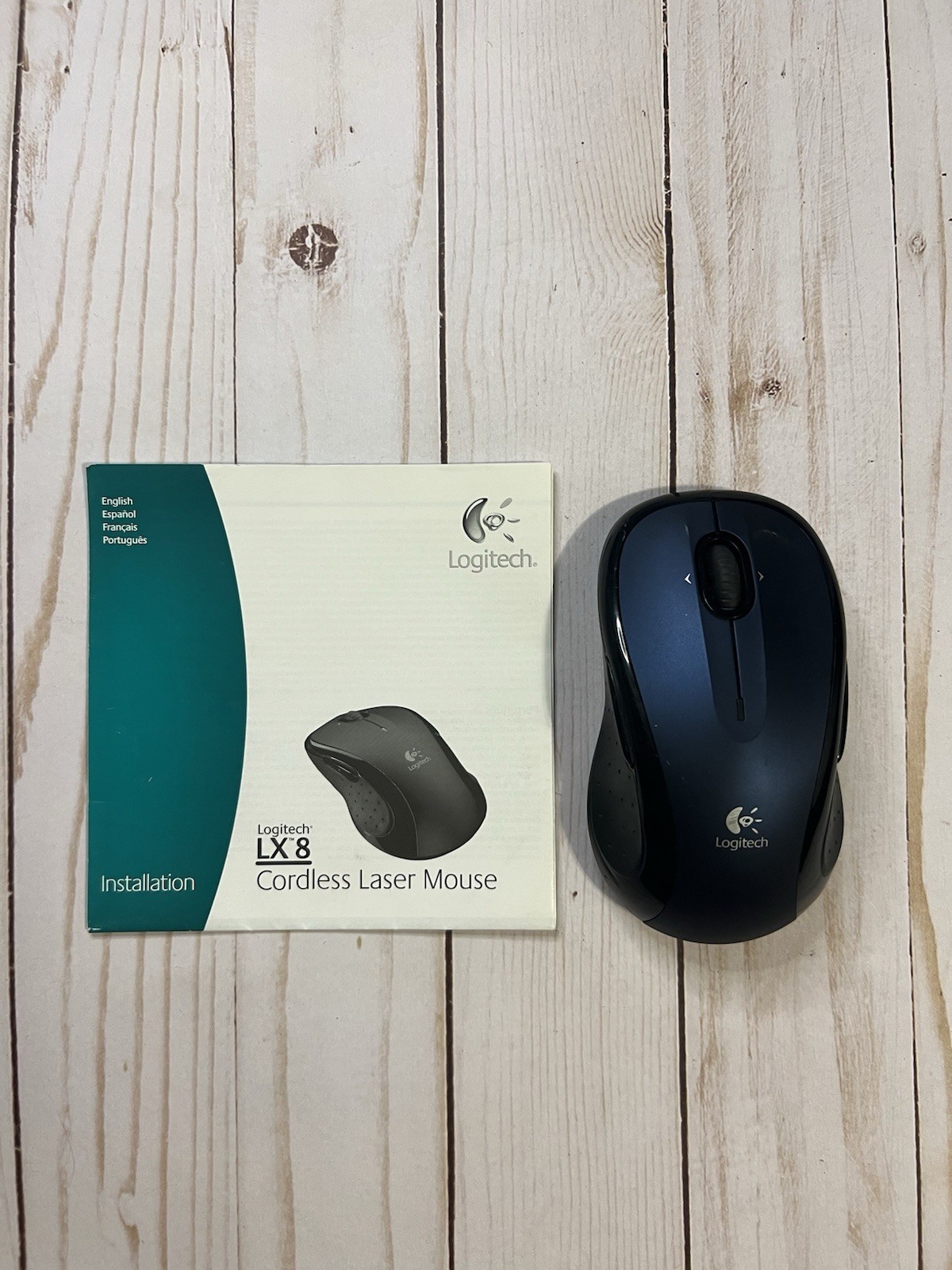 Logitech LX8 Cordless Laser Mouse Not included USB dongle