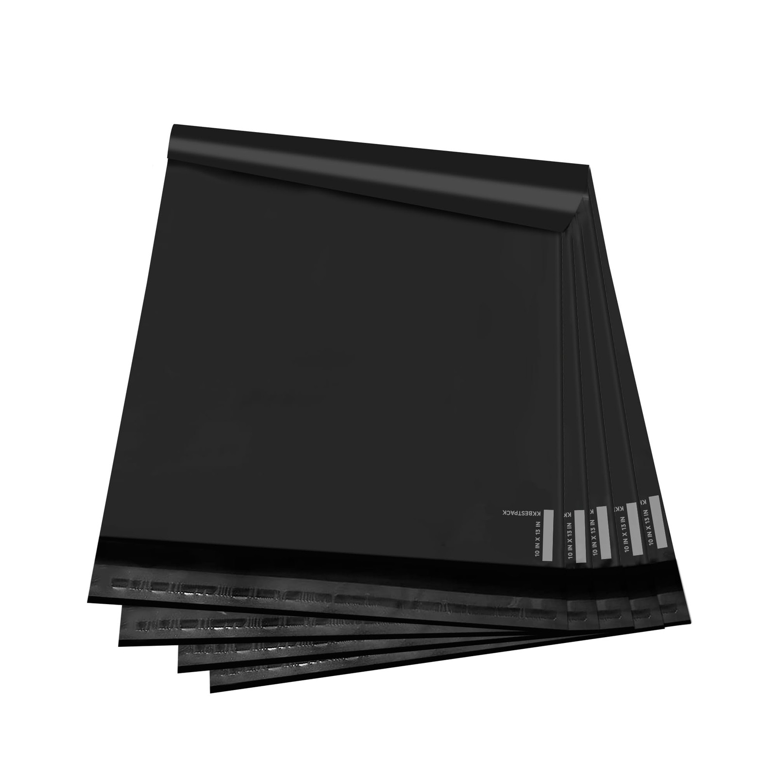 Poly Mailers 10 x 13 1000 pcs Black Self Sealing Shipping Bags KKBESTPACK 10x13