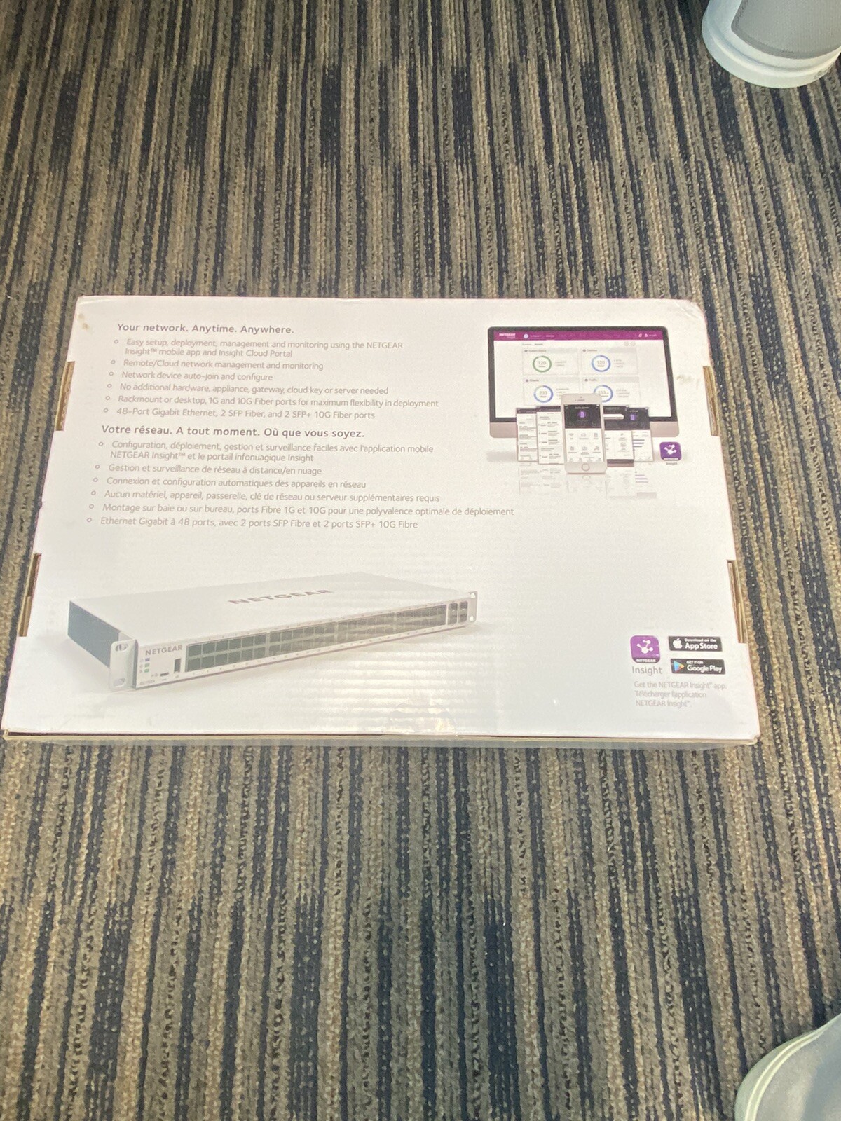 Netgear GC752X-100NAS 48-Port Rack Mountable Gigabit Ethernet Switch