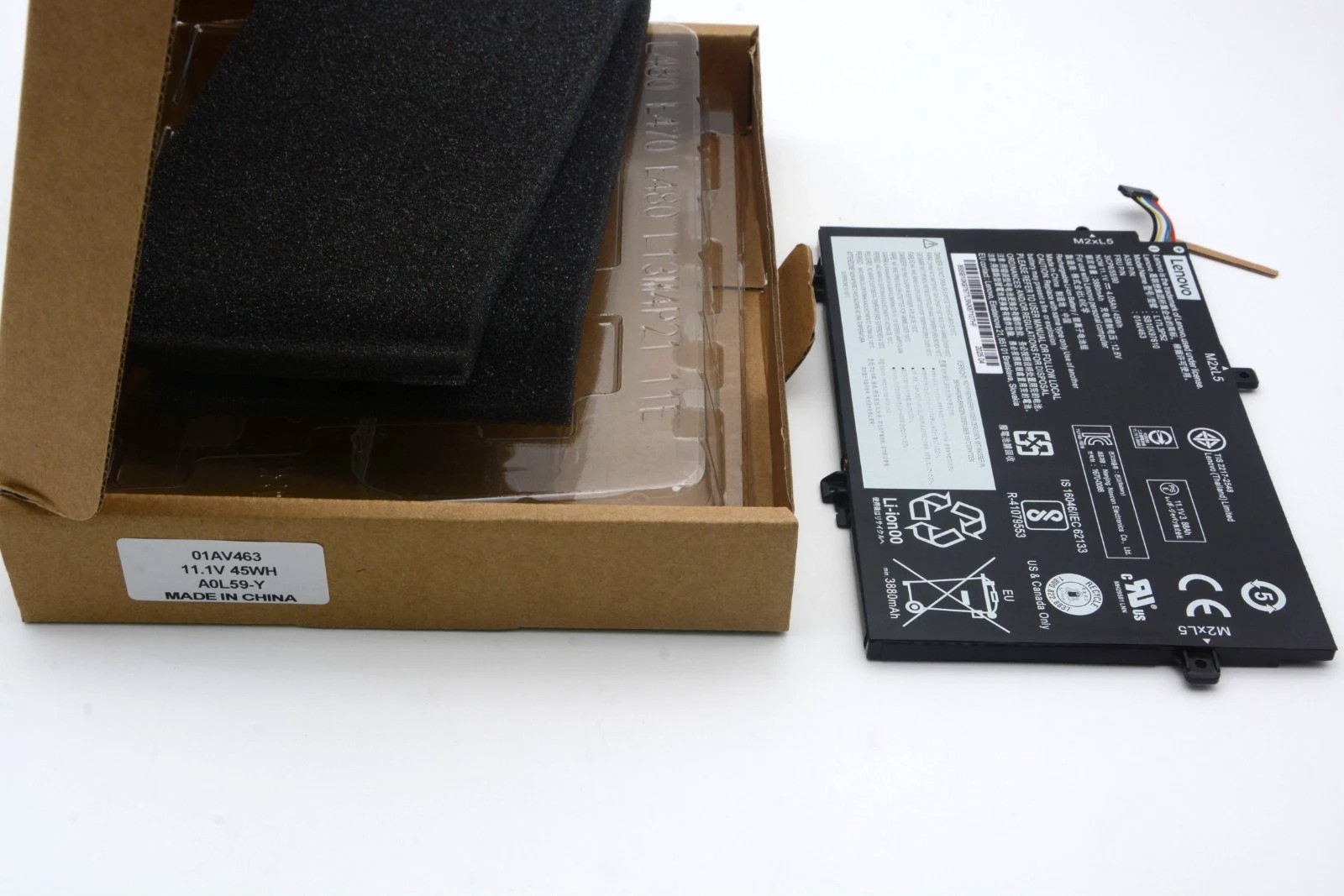 Original L17L3P52 Battery For Lenovo ThinkPad L580 L480 L490 L590 L14 Gen1/2 NEW