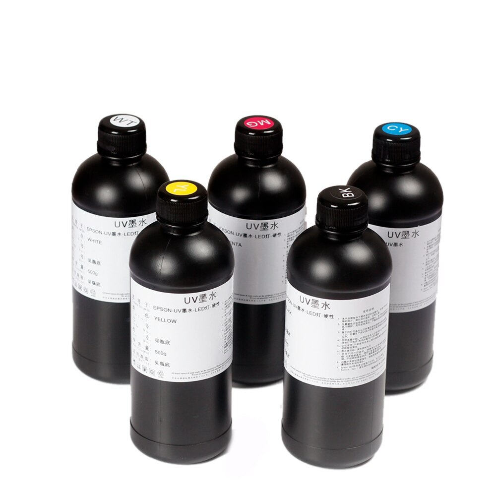 5*500ml Flexible Leather ink For Epson  A3 A4 A2 L805 R1390 L1800 R2000