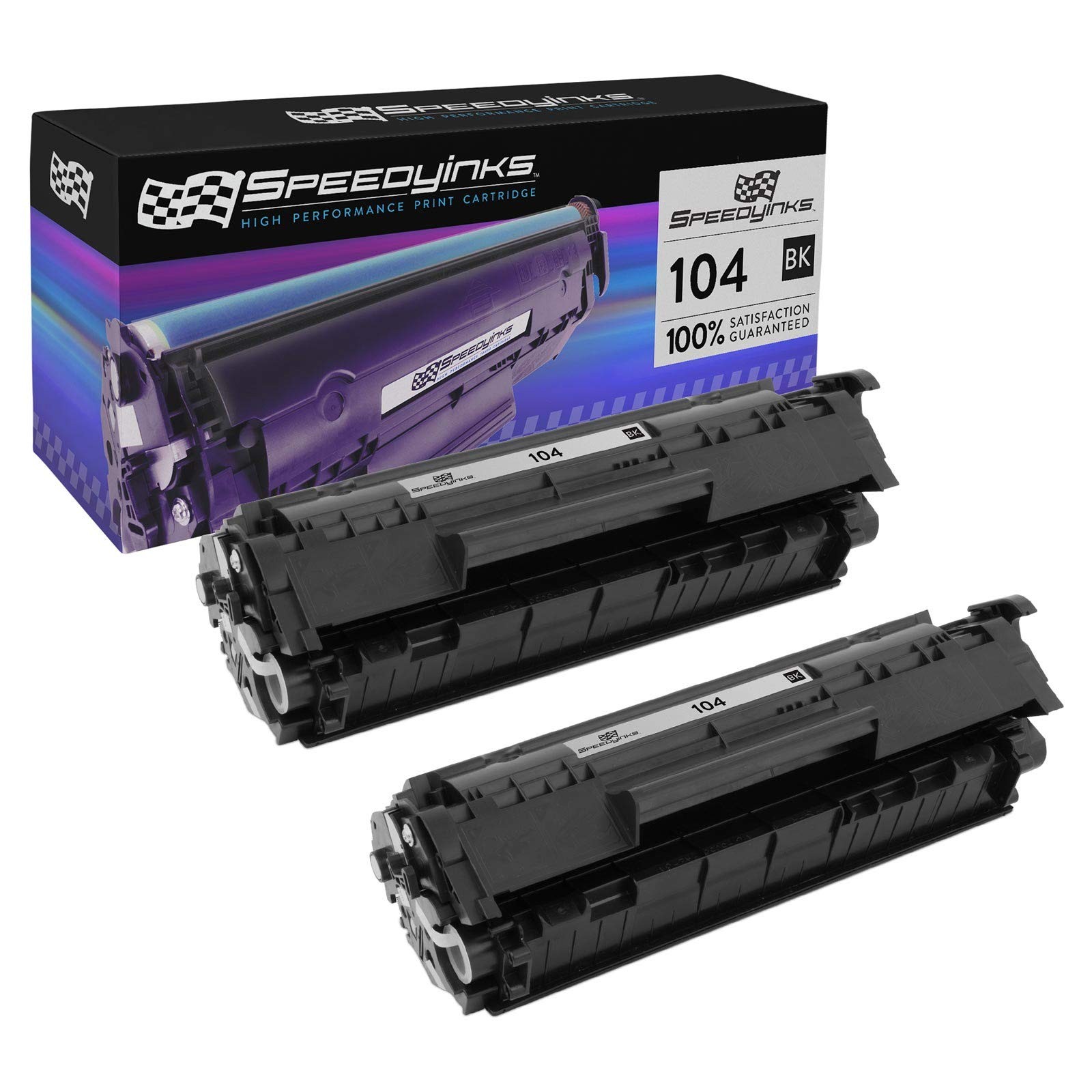 2pk Reman Canon 0263B001A 104 FX9 L120 L90 D420 D480 MF4150 MF4270 MF4350d