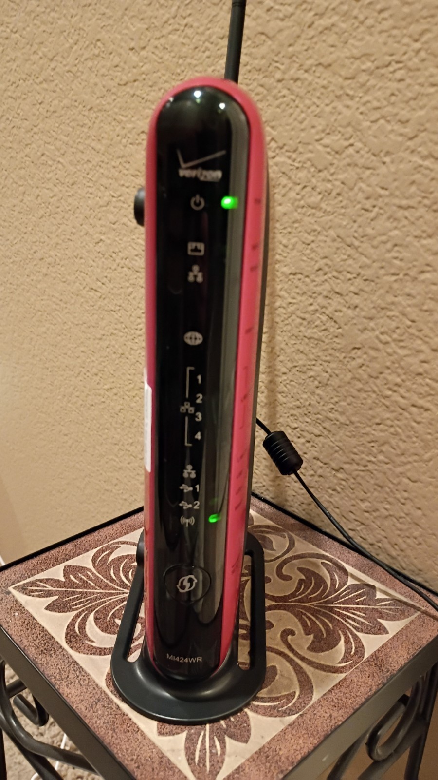 Actiontec MI424WR Rev I Verizon FiOS Router Wired Gigabit MoCA 1.1 w/ Power Supp