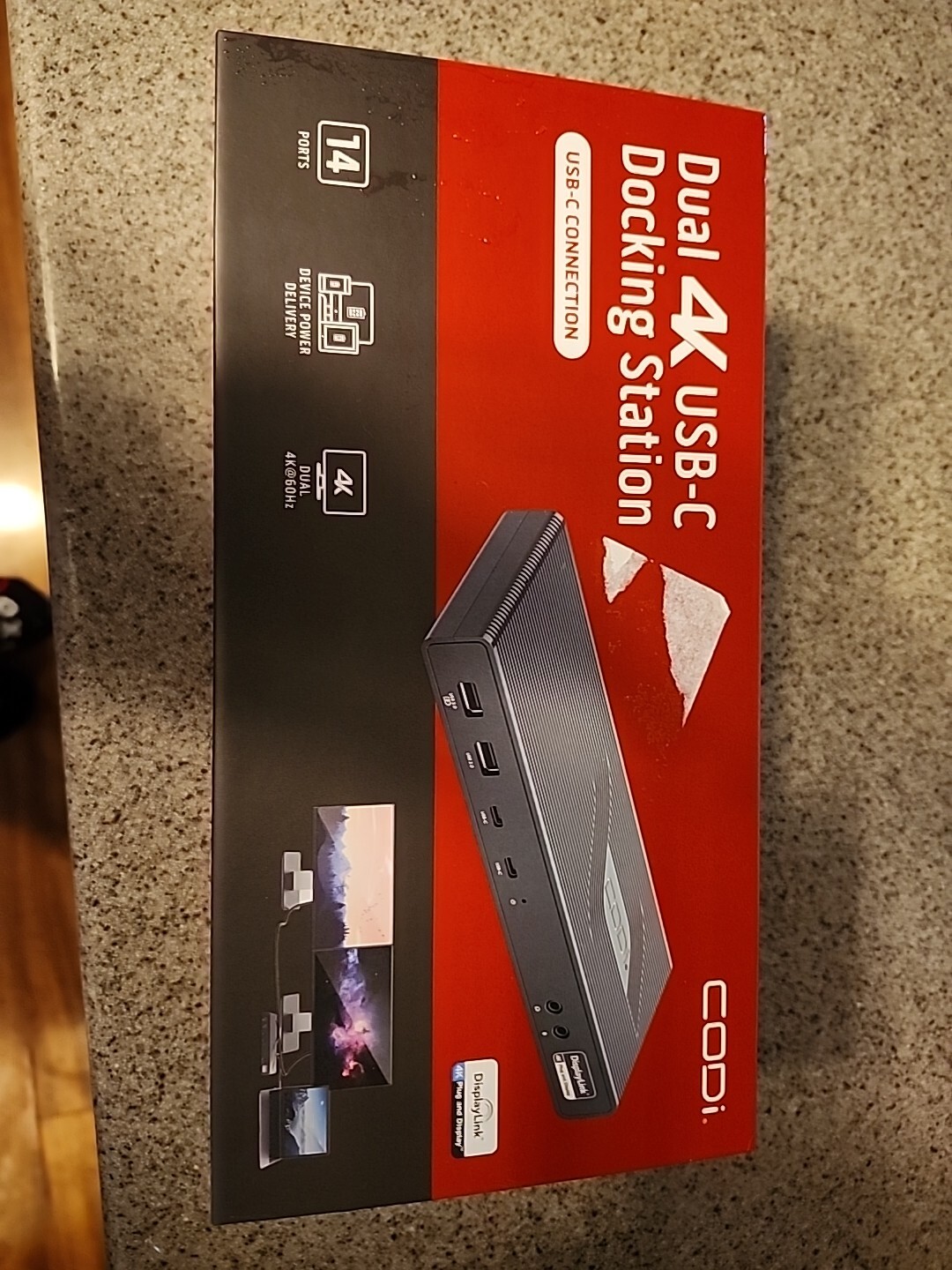 CODi Dual 4K Universal USB-C Docking Station A01200 - Brand New