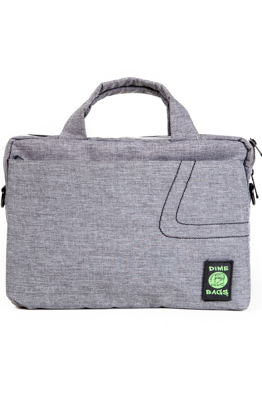 Dime bags 15" Side Hustler Hemp Laptop Bag Stone