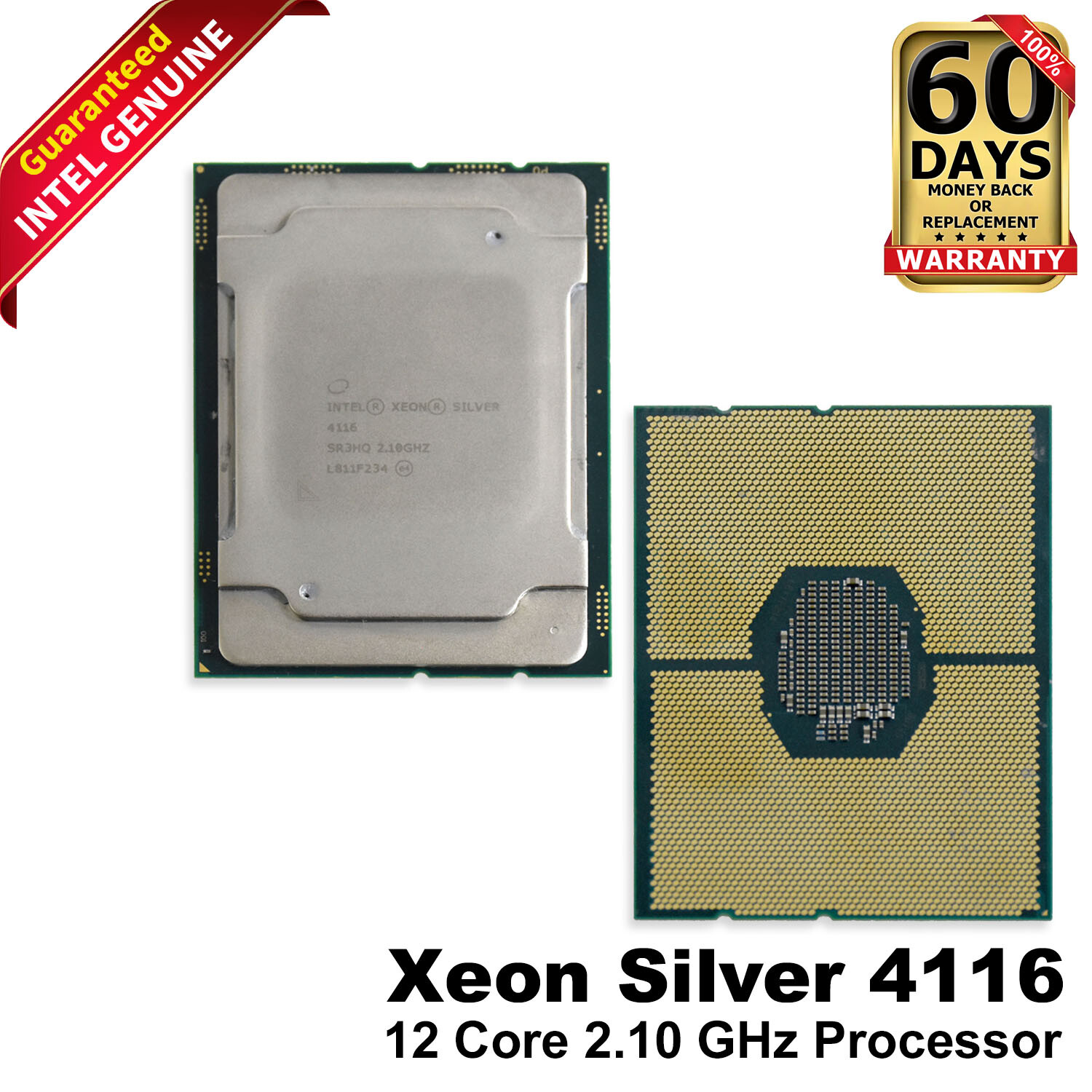 Lot 50 Intel Xeon Silver 4116 2.1GHz 12-Core 16.5MB LGA3647 CPU Processor SR3HQ