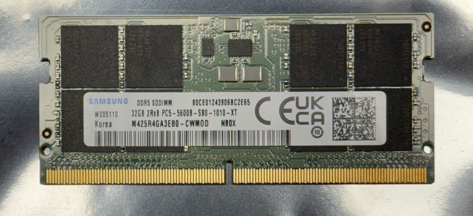 Samsung 32GB (1x32GB) RAM DDR5 5600MHz M425R4GA3EB0-CWM0D