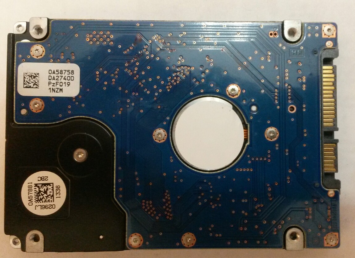 BOARD ONLY Hitachi HTS545025B9SA02 PCB 2200A9016101 P/N:0A58758  MLC:DA27400 
