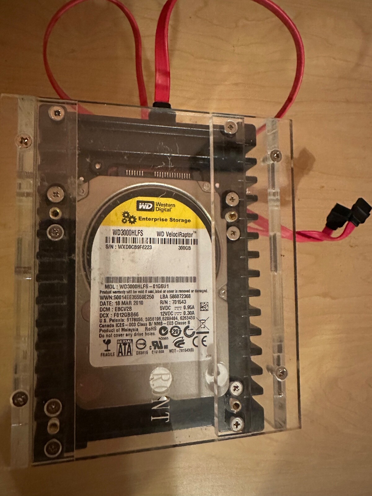 Western Digital WD3000HLFS-01G6U4 3.5" Hard Drive 300GB SATA