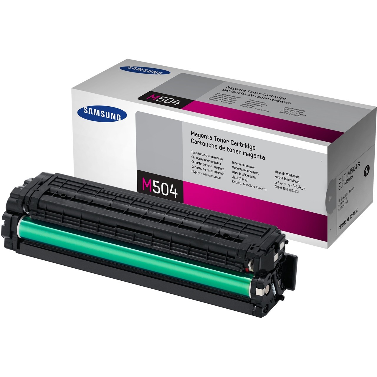Genuine Samsung HP Toner Magenta CLT-M504S New Bulk No Film