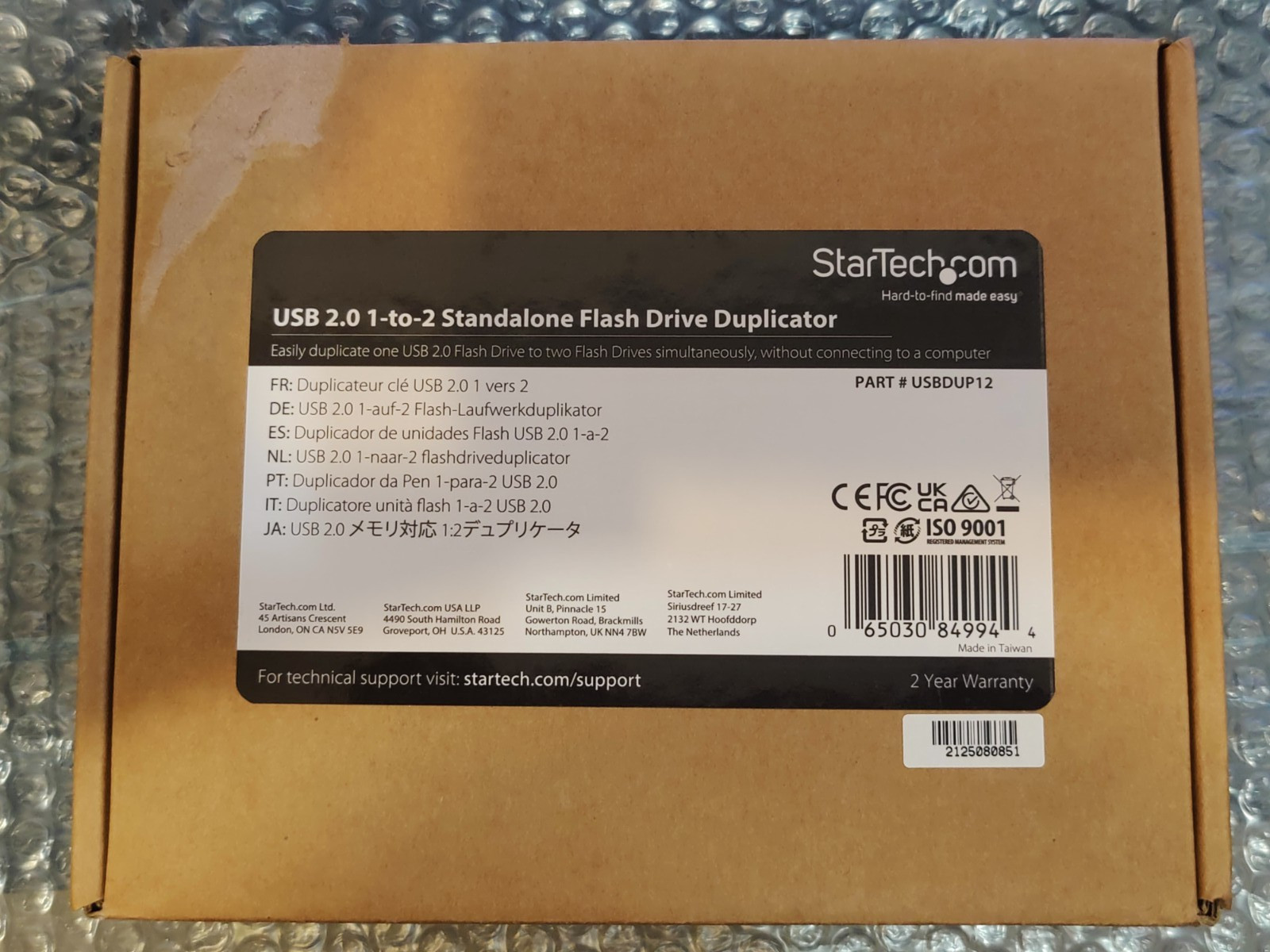 StarTech USB2.0 1-to-2 Standalone Flash Drive Duplicator 