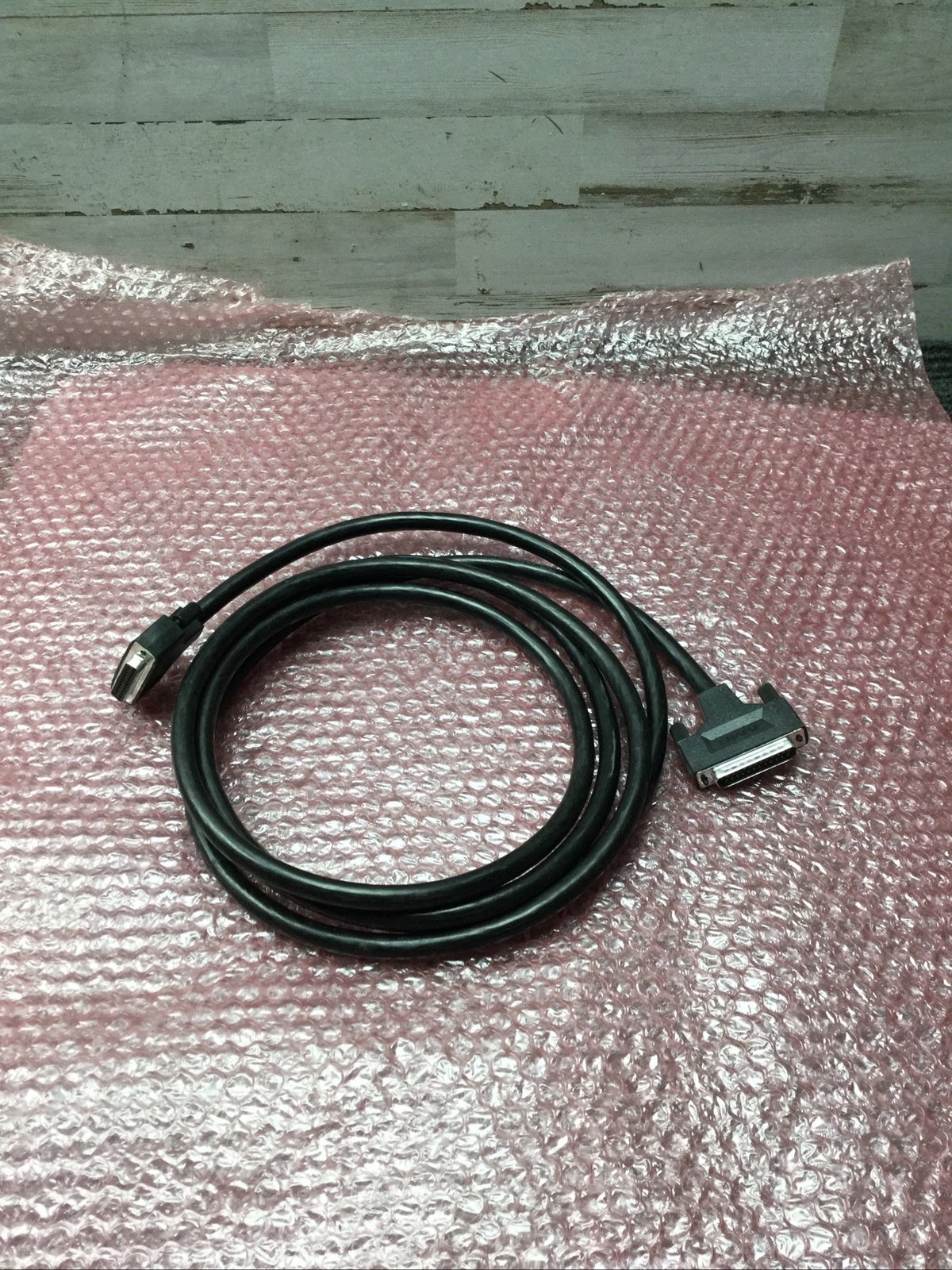 Used AMP 10FT 25-Pin IEEE1284 Male to Female Extension Cable