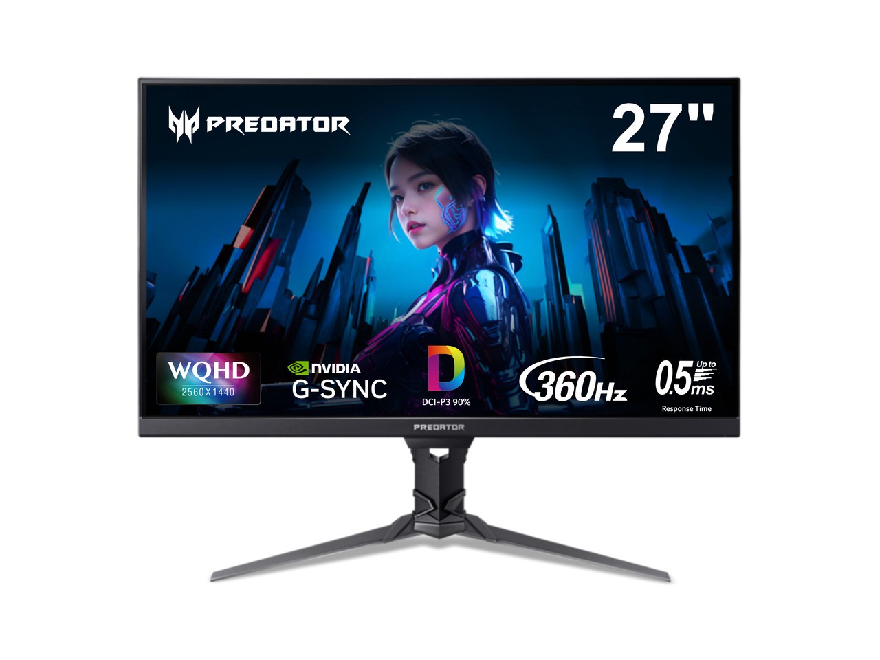 Acer Predator 27 inch QHD 2K 1440P 360Hz IPS NVIDIA G-SYNC PULSAR Technology