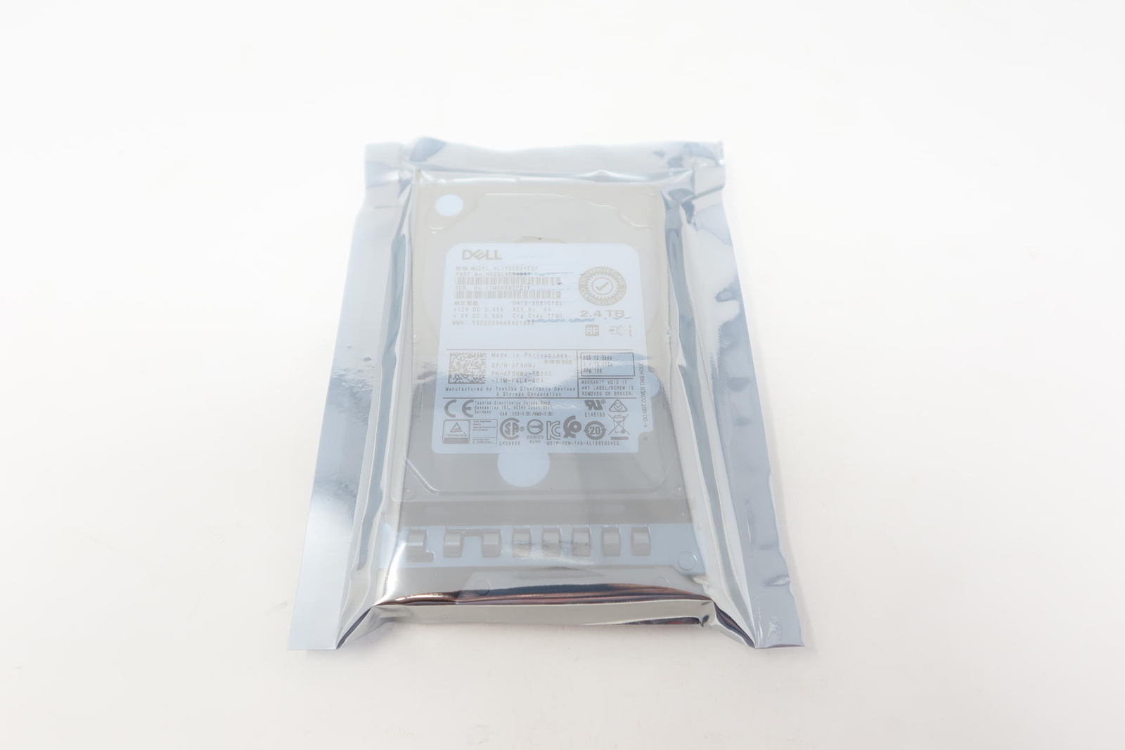 F9NWJ AL15SEB24EQY Dell 2.4TB 10K 12G 2.5" SAS Hard Drive