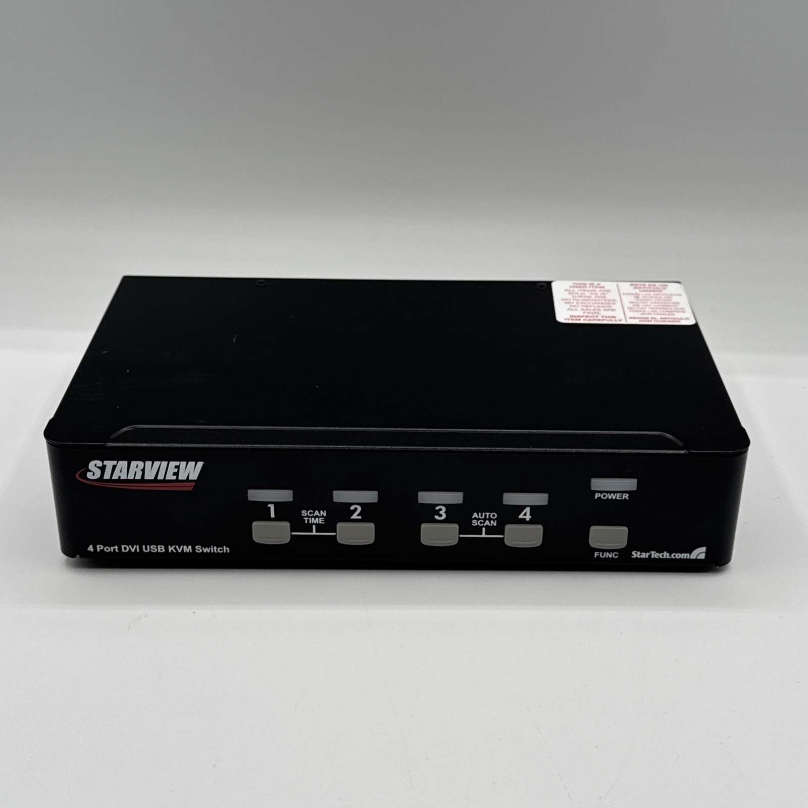 Star Tech SV431USB 4 Port KVM Switch No Power Adapter Or Cables 
