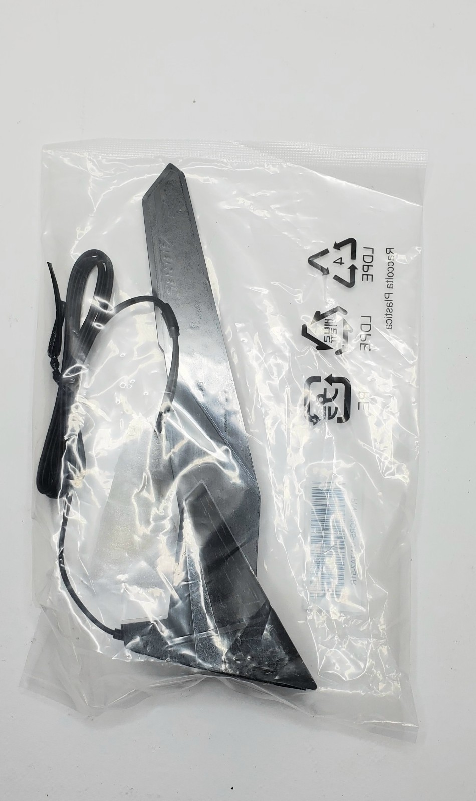 AORUS GIGABYTE Wi-fi Antenna Dual RP-SMA 2T2R Connectors 12CR5-1ANTA2-51R, Black