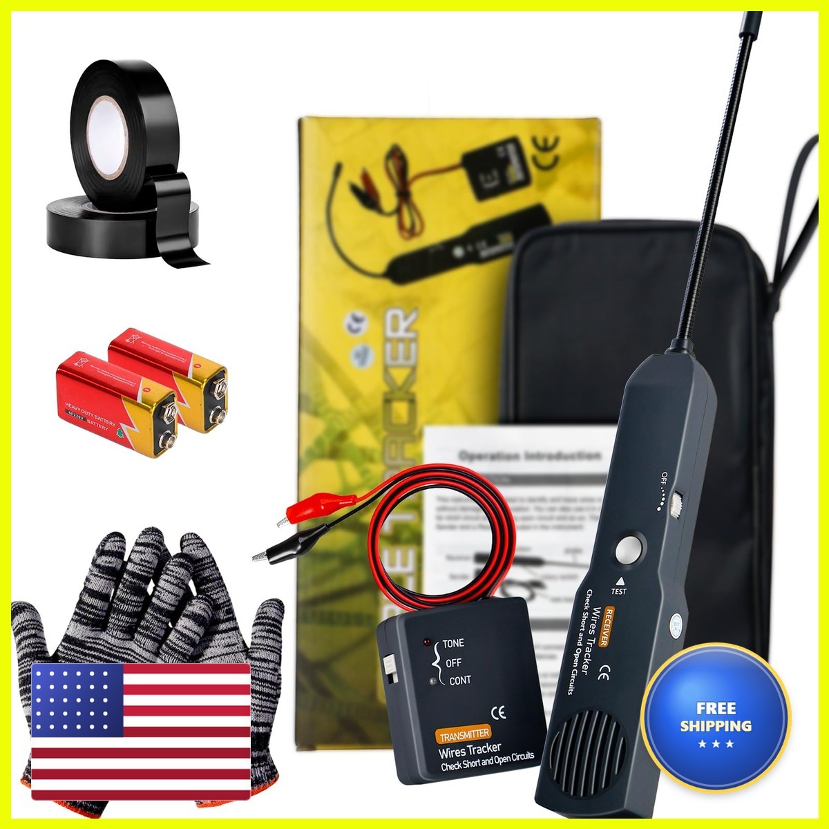 Chazcool Automotive Circuit Tester, DC 6-42V Broken Wire Detector Tool Em415PRO