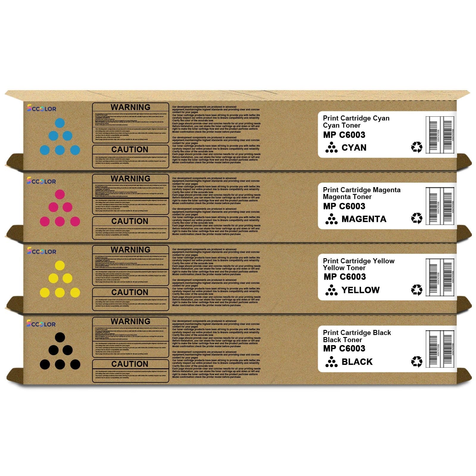 MP C6003 Toner Cartridge for Ricoh Aficio MP C4503 MP C5503 MP C4504 MP C4504ex