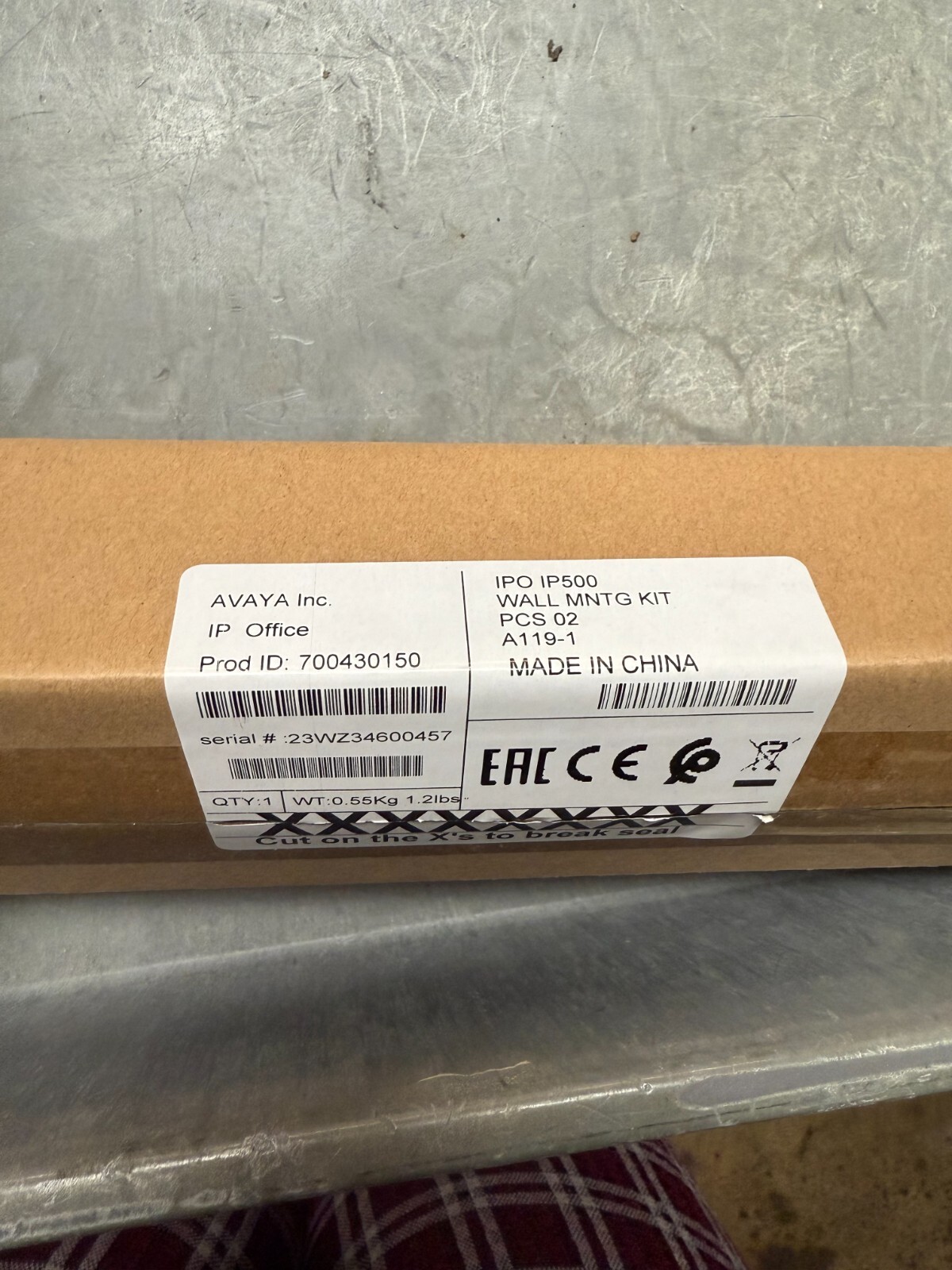 Avaya IP Office 500 Wall Mounting Kit 700430150 for Processor & Expansion Cards