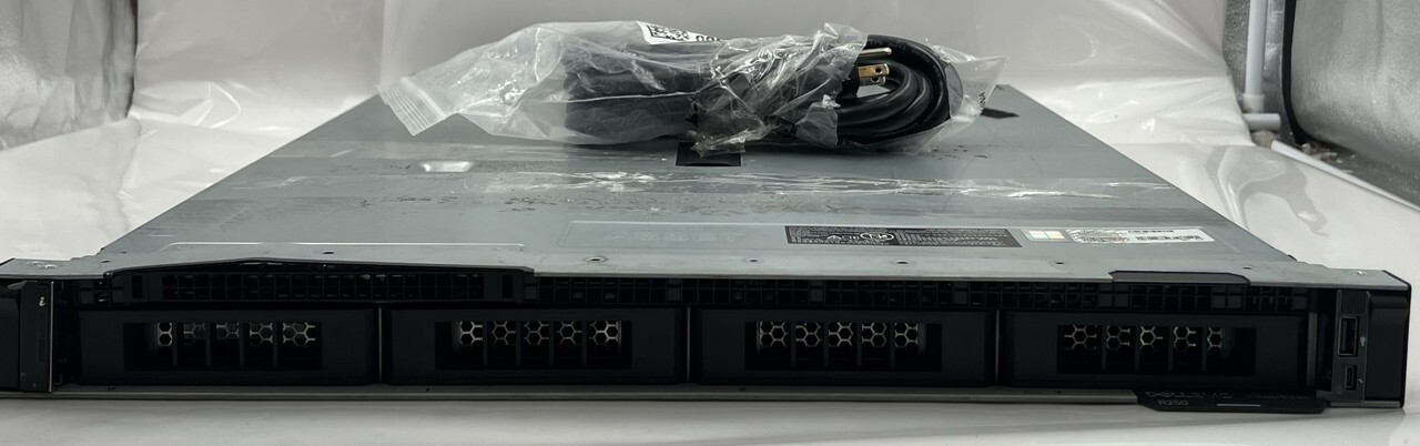 DELL EMC POWEREDGE R250 1U SINGLE-SOCKET RACK SERVER W POWER CORD E-2336 8GB 1TB
