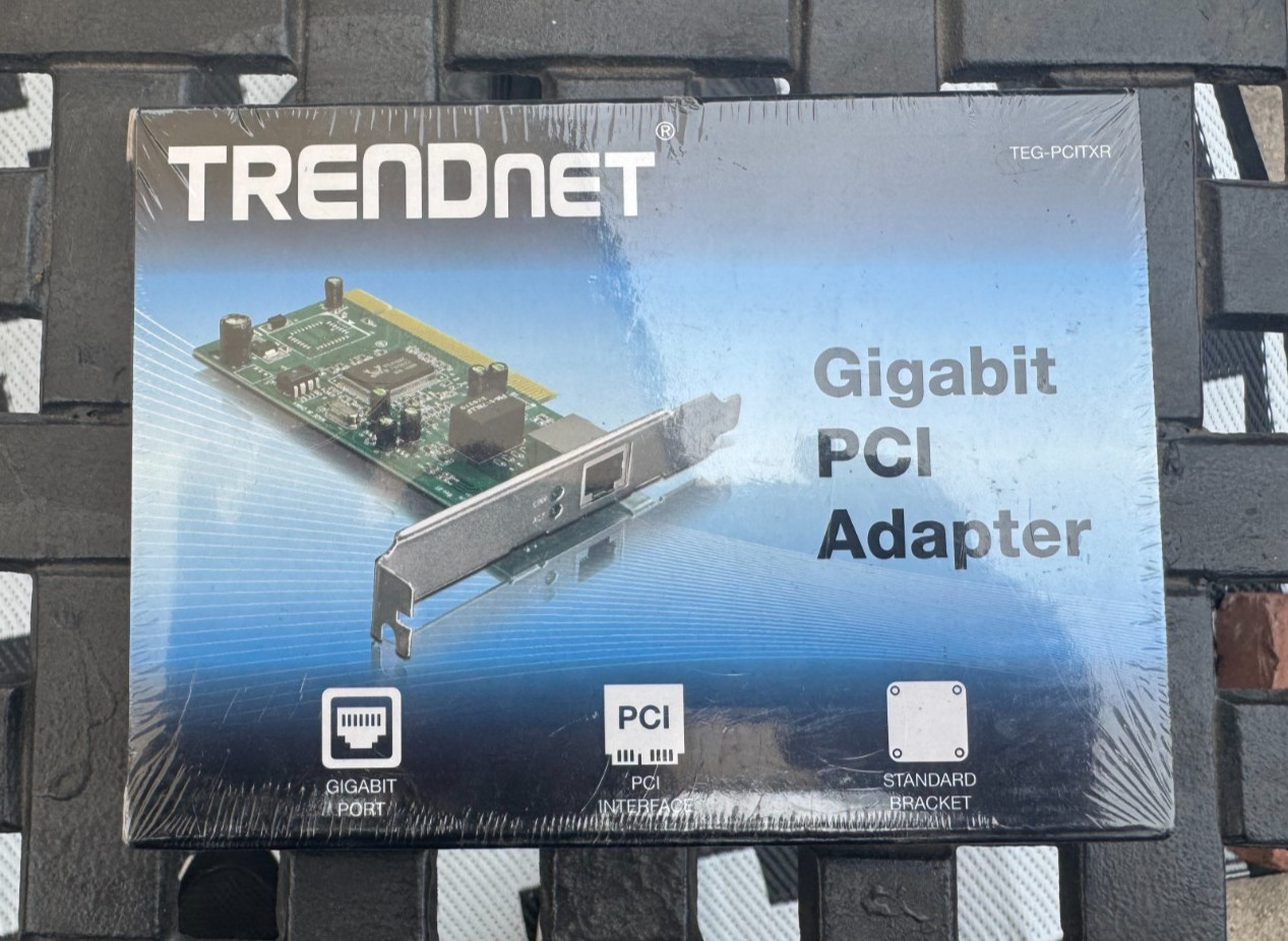 Open Box TRENDnet Gigabit PCI Adapter TEG-PCITXR 