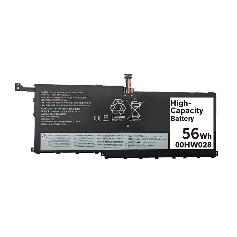 00HW028 15.2V 56Wh Laptop Battery for Lenovo ThinkPad X1 Carbon 4th 2016