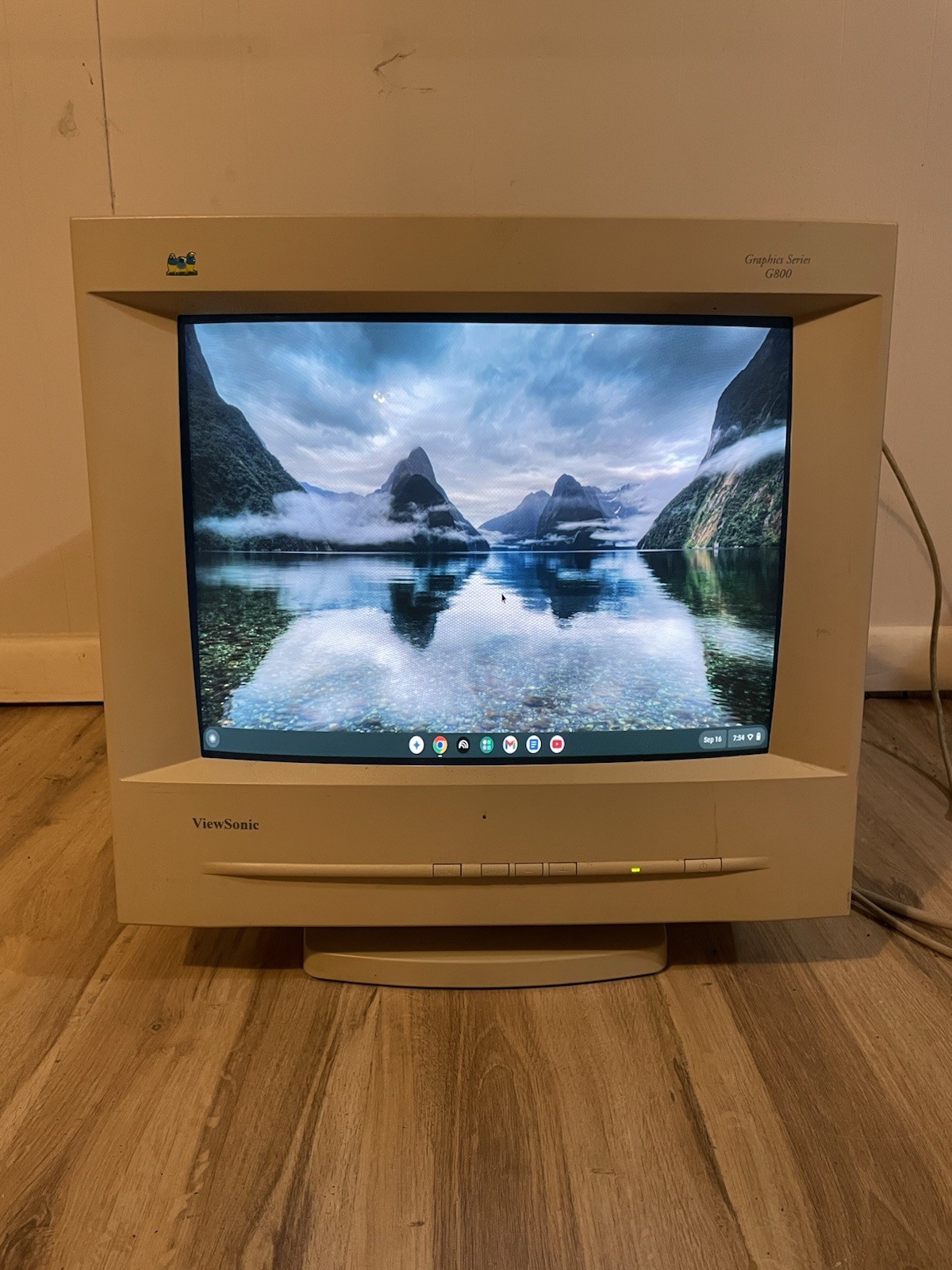 ViewSonic G800 20” CRT VGA PC Computer Monitor 1600x1200 Graphics Series TESTED