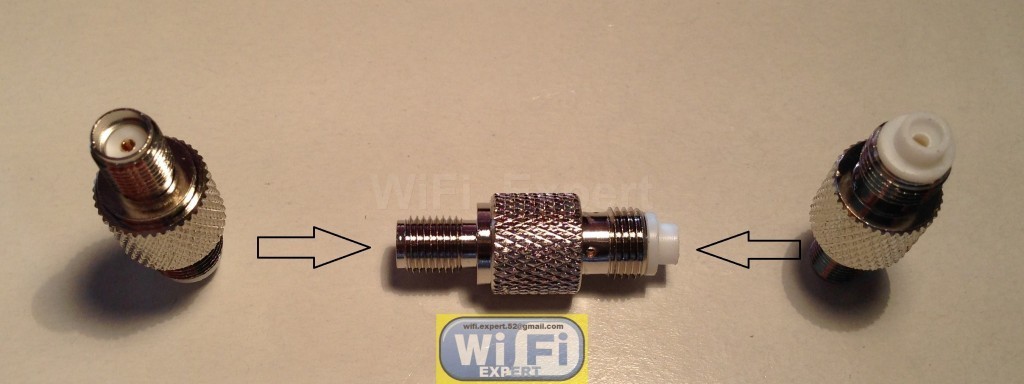 1 x FME Female Jack to SMA Female RF COAX Connector Adapter Converter USA