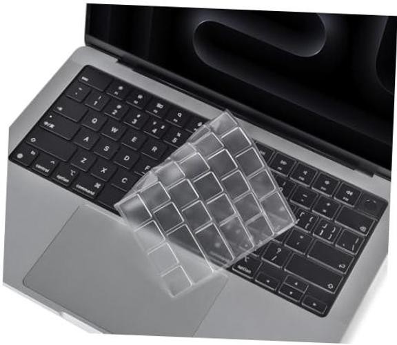 Premium Keyboard Cover Ultra Thin Protector Skin MacBook Pro 14/16 Inch Clear