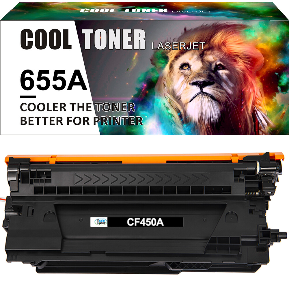 Hi-Yield Toner Compatible for HP CF450A 655A Laserjet MFP M681 M652dn M653dn Lot
