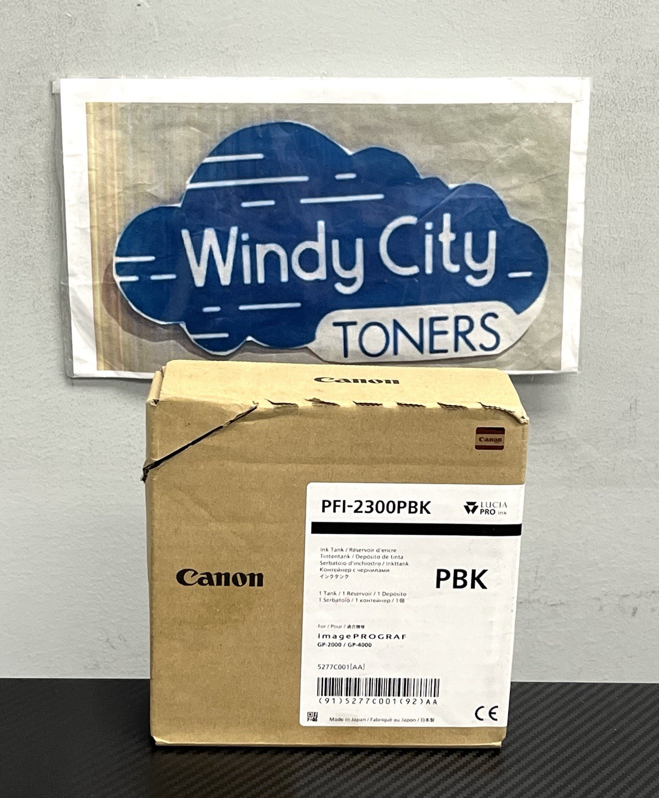 Canon PFI-2300PBK Original Inkjet Ink Cartridge Photo Black Pack 5277C001 New
