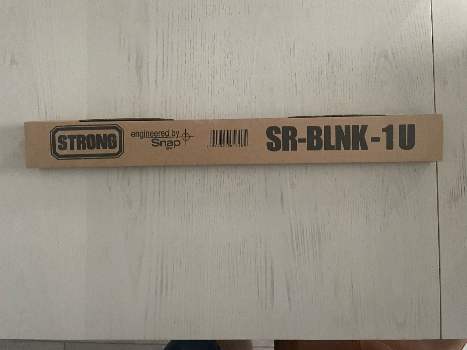SR-BLNK-1U 1U Rack Blank Panel Black Steel Server Rack Spacer Cover