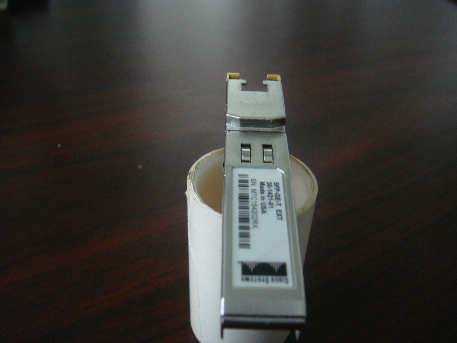 100% Genuine Cisco SFP-GE-T EXT 1000BASE-T RJ45 SFP Transceiver (30-1421-01)