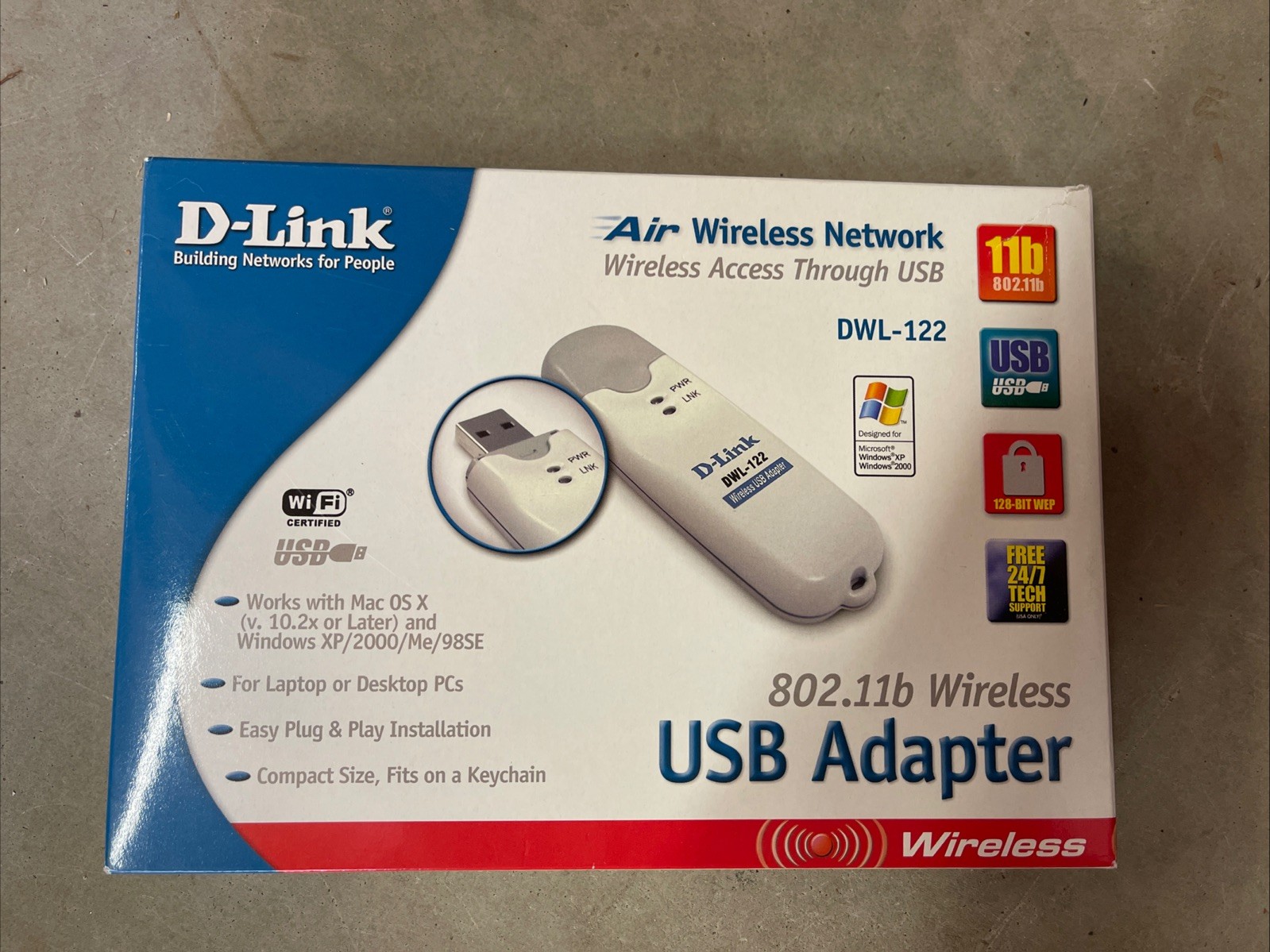 D-link Air DWL-122 (790069255113) Wireless Adapter