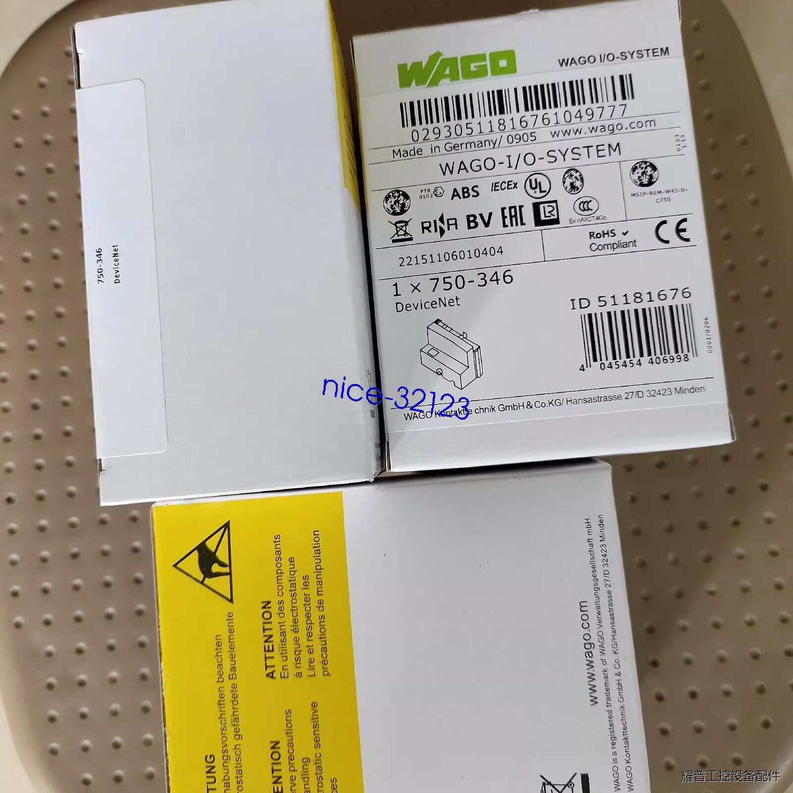 1pcs WAGO I/O-SYSTEM Module 750-346