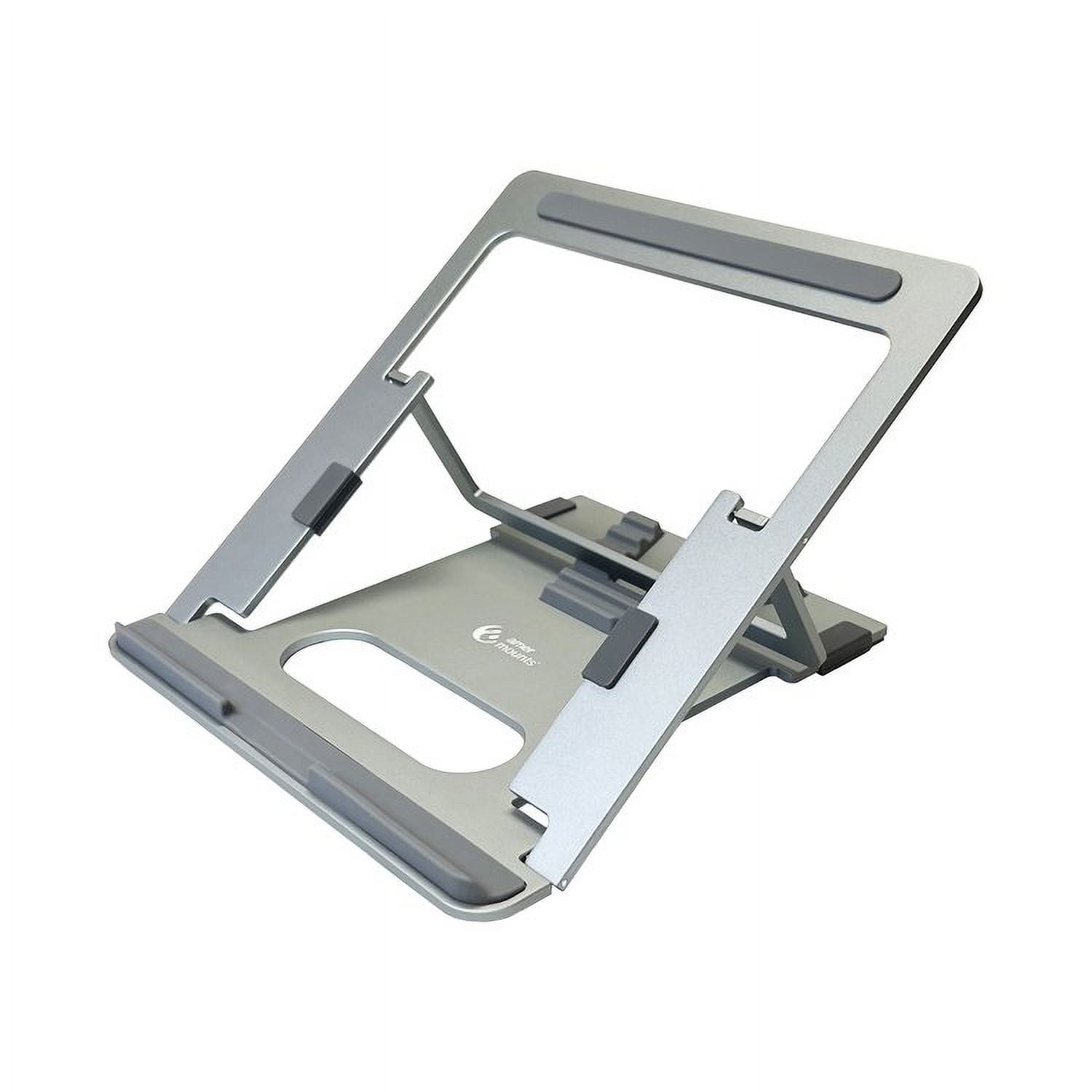 Amer Mounts Foldable Laptop Tablet Stand (Silver) (amrns01dg)