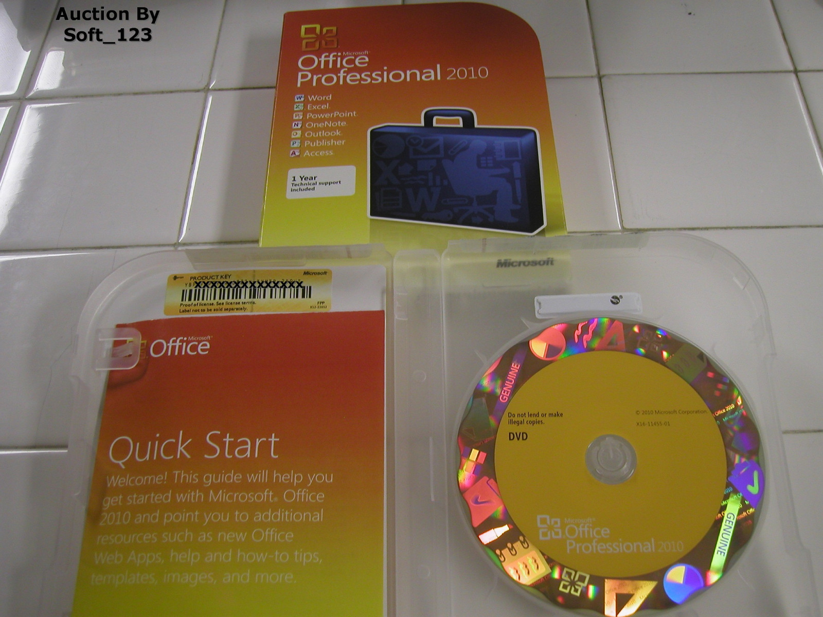 Microsoft Office 2010 Professional For 2 PCs Full English Retail Box Version