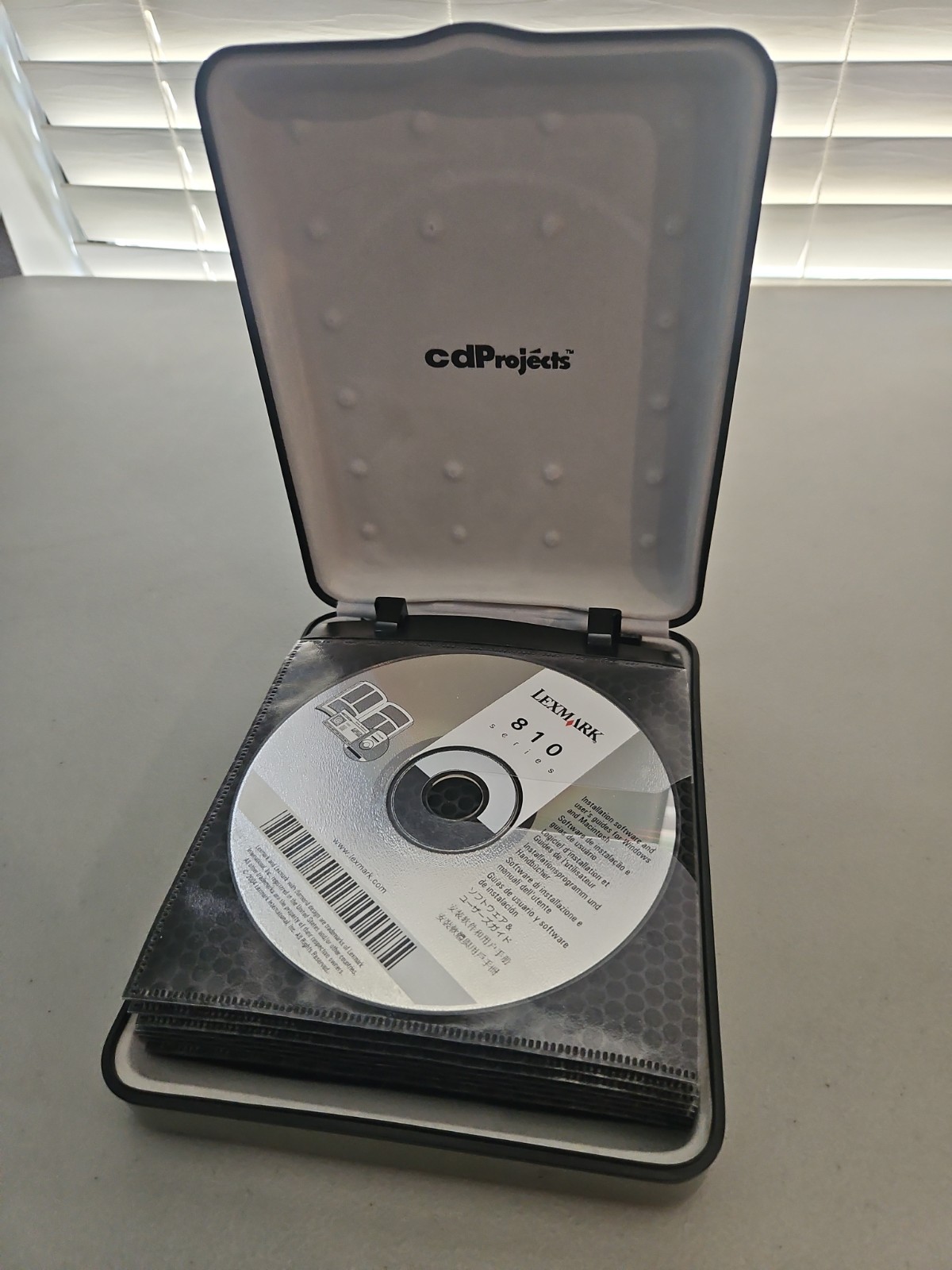 Vintage cdProjects Hardshell Case + Y2K PC Software Media Mega Lot (18 Discs)