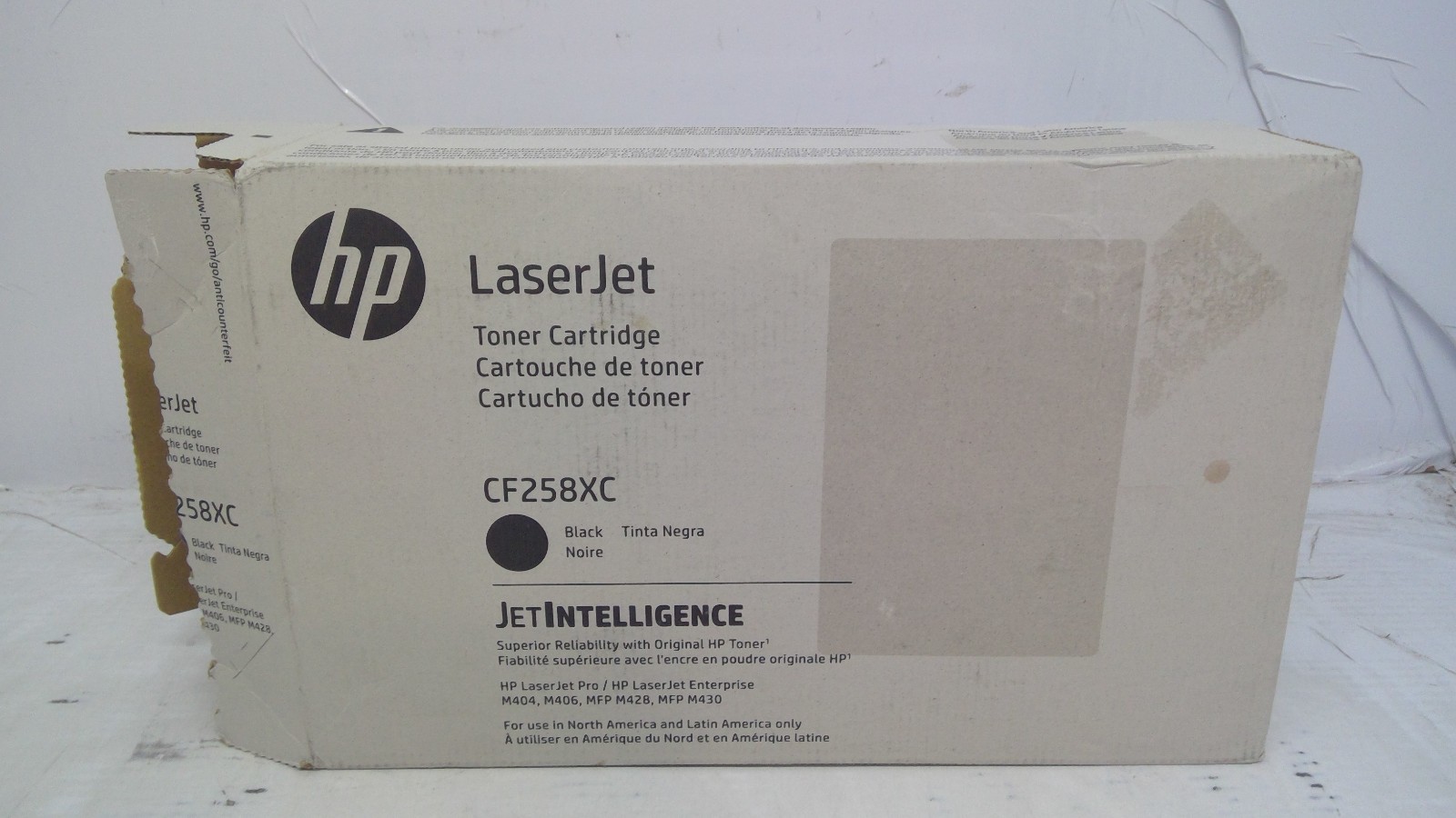 Genuine High Performance 58X Black High Yield Toner *OPEN* CF258XC CF258X