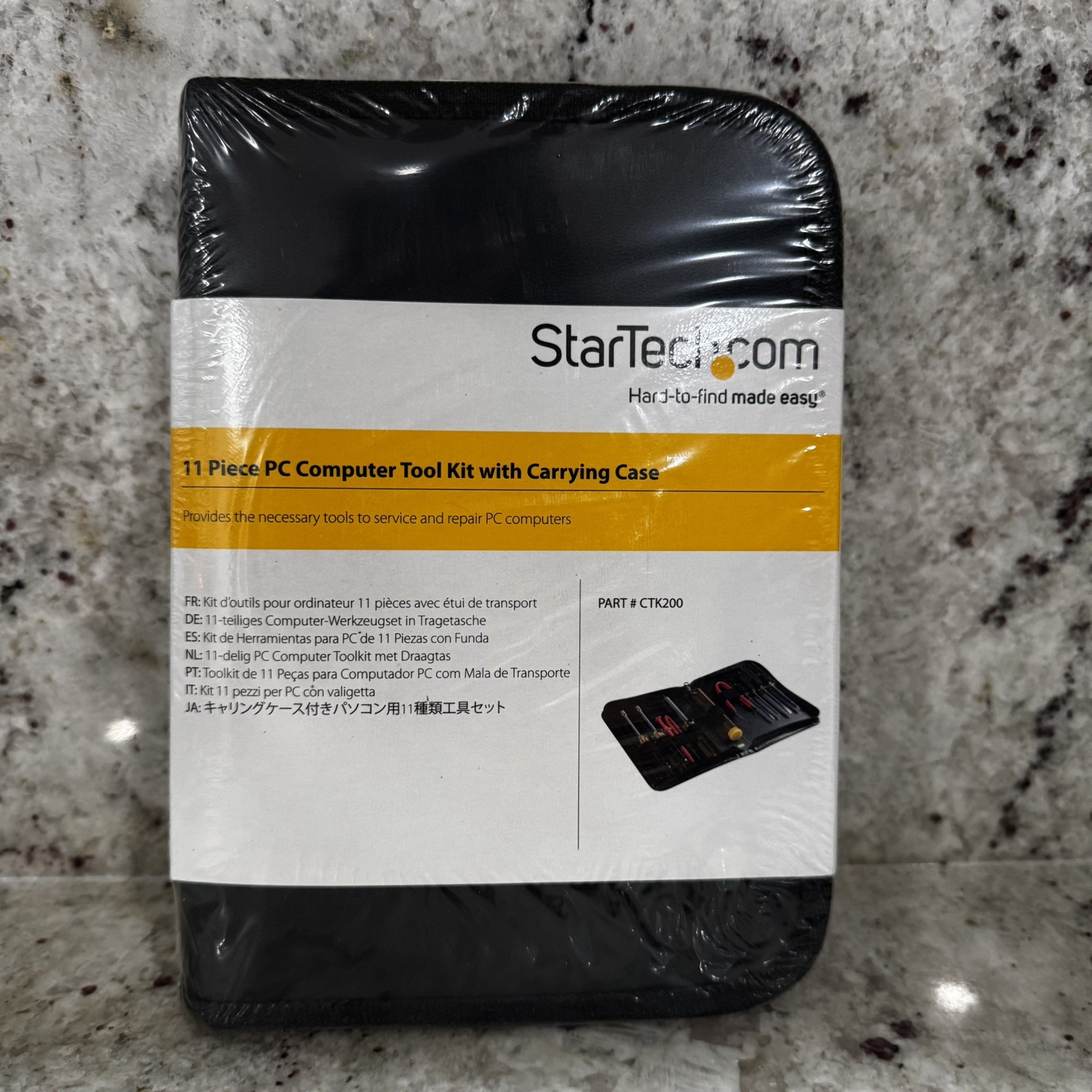 STARTECH.COM 11 Piece PC Computer Tool Kit With Carrying Case Zip Close CTK200 