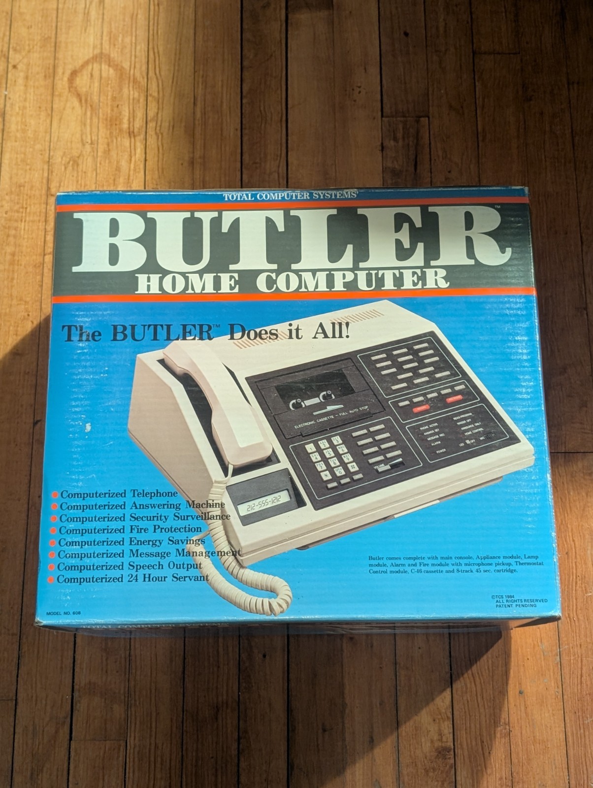 VINTAGE NEW OLD STOCK TCI BUTLER HOME COMPUTER NO. 608 MADE IN 1984