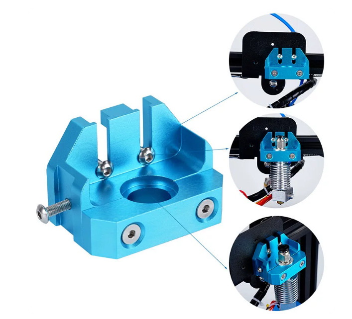 E3d V5V6 Mosquito Heat End Full Metal Clamp Mount for Ender3cr10 Modification