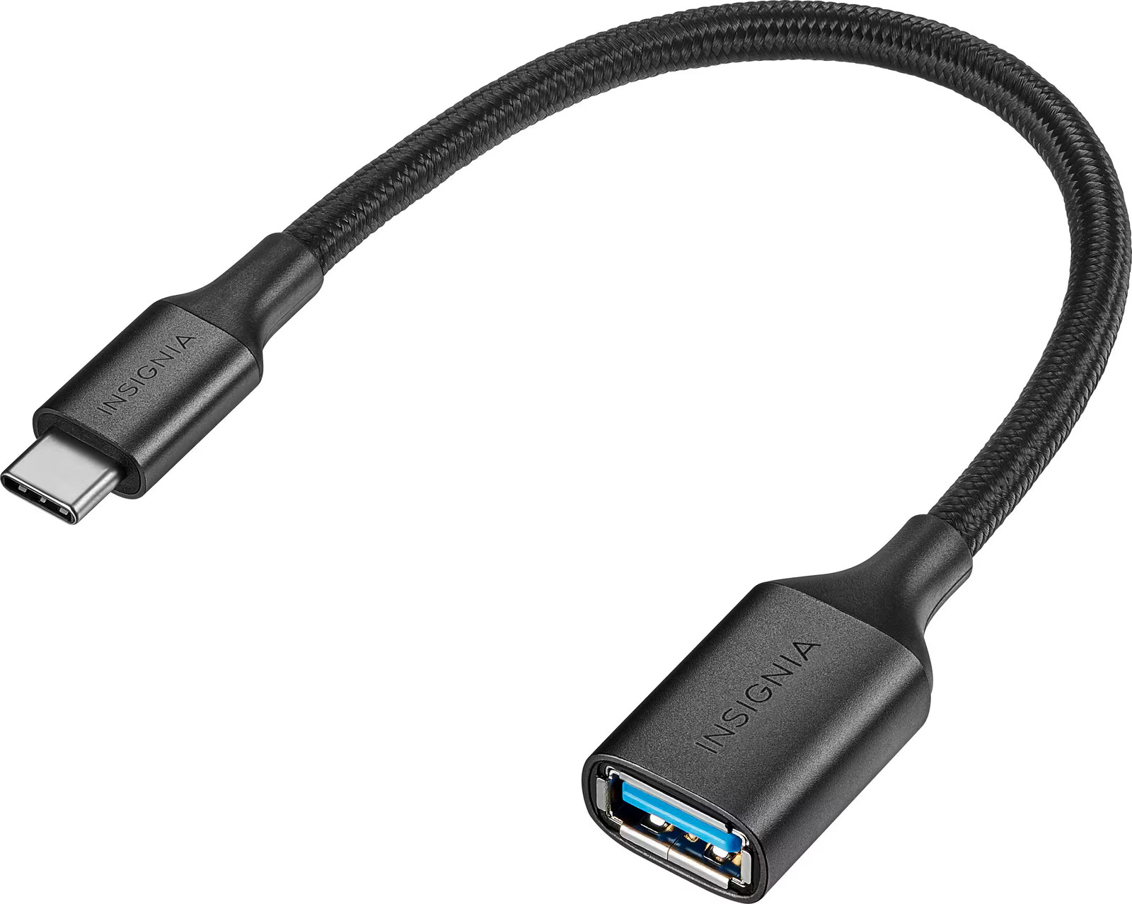 Insignia- USB-C to USB Adapter - Black