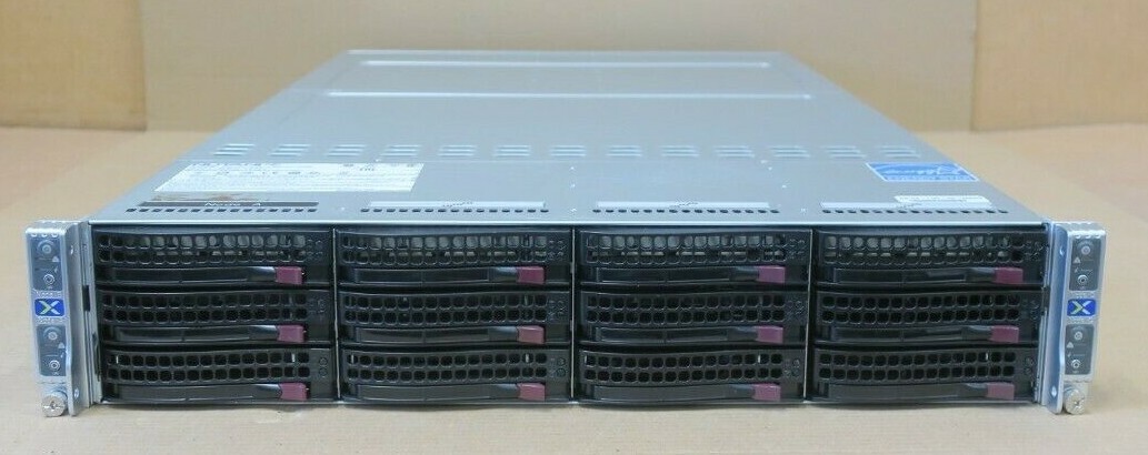 Supermicro SuperServer 6026TT-HIBQRF 12-Bay 4x X8DTT-HIBQF+ Nodes CTO 2U Server